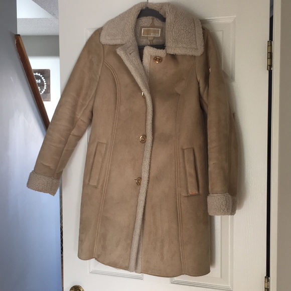 Michael Kors Jackets & Blazers - Authentic Michael Kors Suede Camel Colored Coat